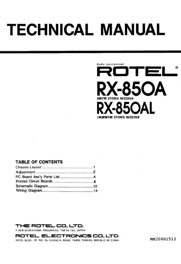 RX-850A, RX-850AL